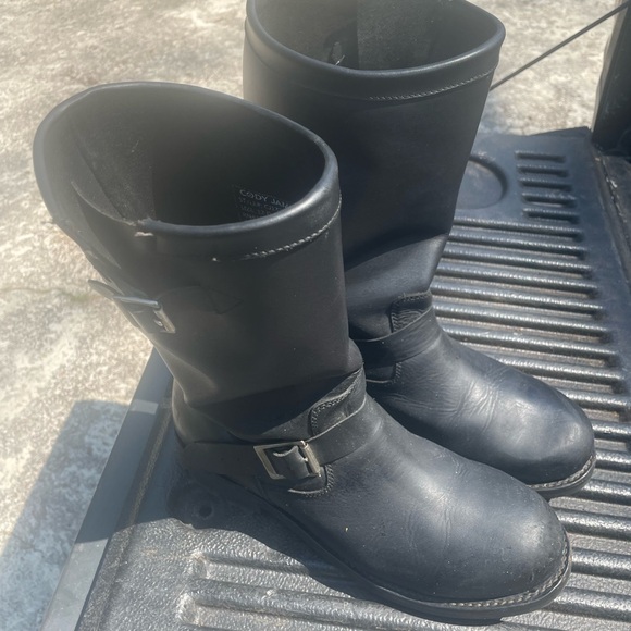 CodyJames engineer boots black, leather size 12 D soft toe very good condition… - Picture 2 of 7